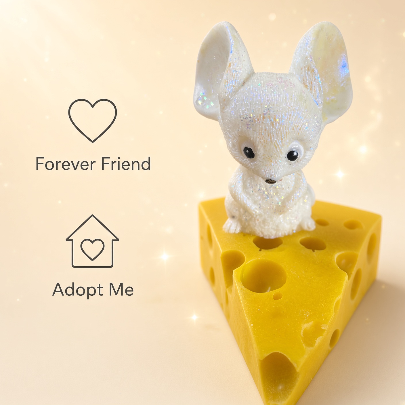 Forever Friend - Mouse cheese wedge